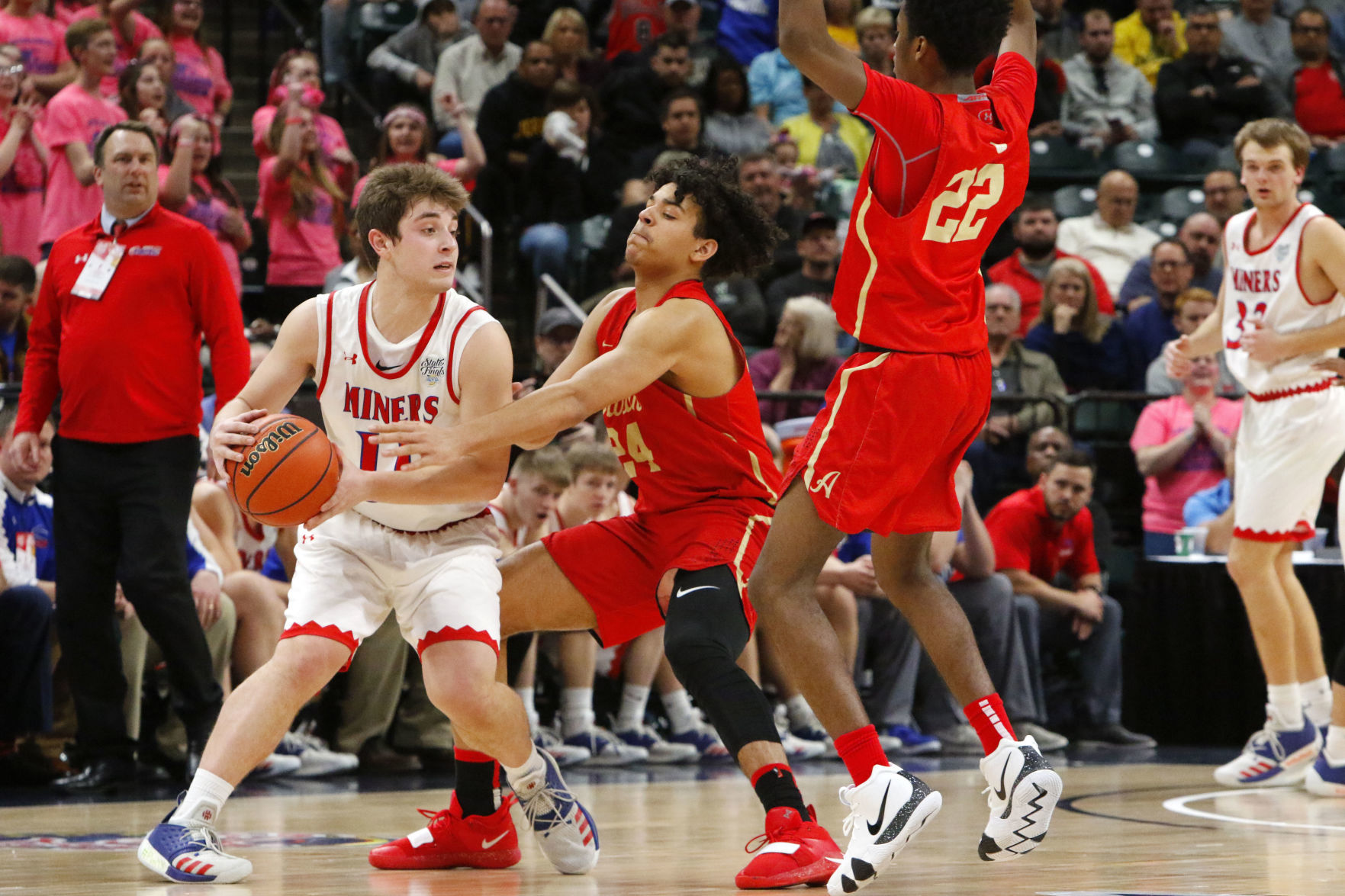 Gallery: Boys basketball Class 2A state final - Andrean vs. Linton-Stockton